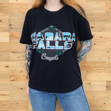 80's Vintage Niagara Falls Canada Tee Shirt T-Shirt 