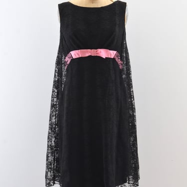 1960's Black Lace Dress