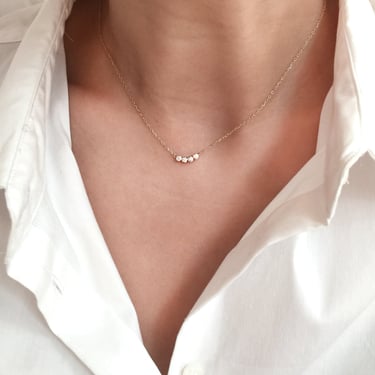 Four Diamond Necklace