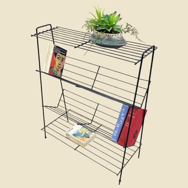 LOCAL PICKUP ONLY ———— Vintage Metal Book Rack 