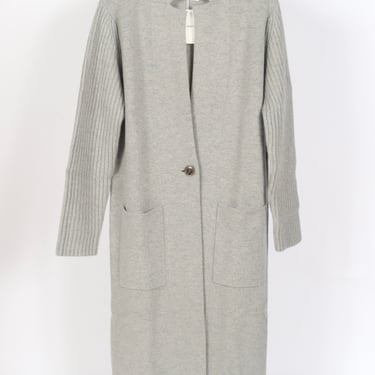 Feifei Cardigan Coat - Dove Grey