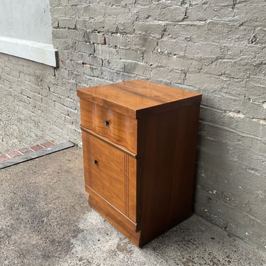 MCM Walnut Nightstand