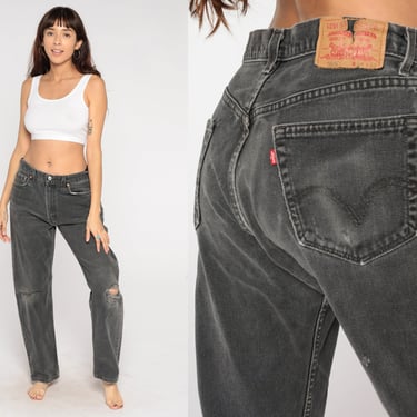 Black Levi 505 Jeans Y2k High Waisted Levis Mom Jeans | Shop Exile |  Tucson, AZ