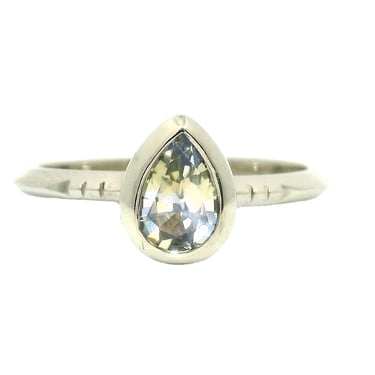The Vorst - Pear Montana Sapphire Solitaire Ring