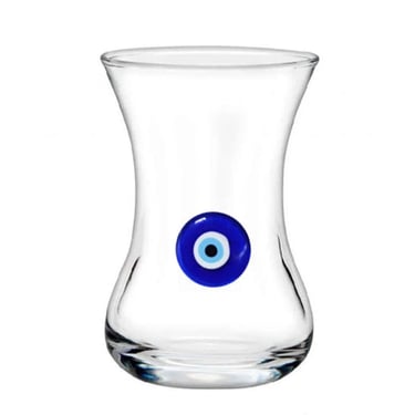 "Nazar" Evil Eye Turkish Tea Glass