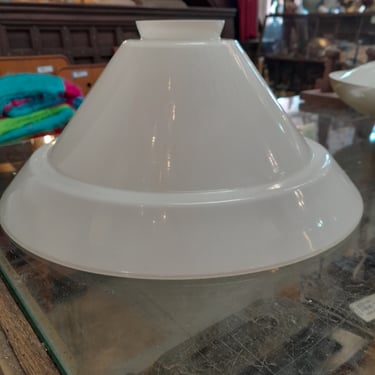 Vintage Milk Glass Conical Shade