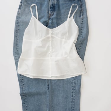 Seam Top in White