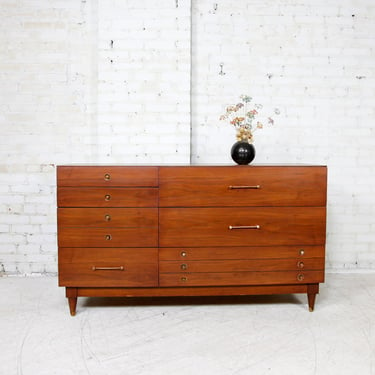 Vintage MCM 7 drawer dresser by Basic Witz "Basic Line" | Free delivery only in NYC and Hudson Valley areas 