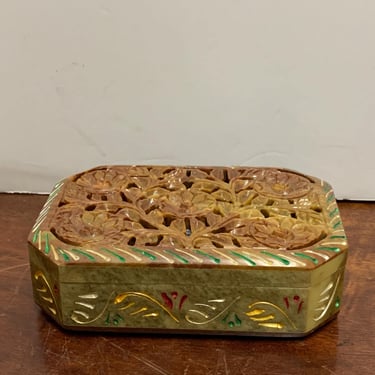 Vintage Soapstone Box 