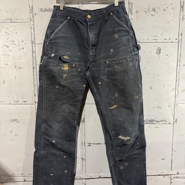 90s Carhartt Jeans Double Front Utility Pants Tan Workwear