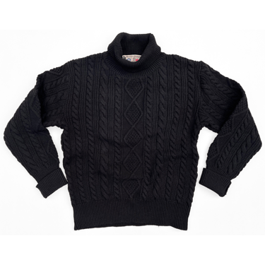 Mariner Sweater Roll-Neck - Black (Coming Soon)