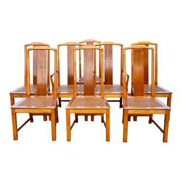 Hickory Manufacturing Chinese Chippendale Dining Chairs - Set of 8 