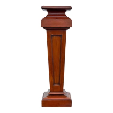 Vintage Cherry Wooden Pedestal 