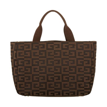Givenchy Brown Logo Top Handle Bag