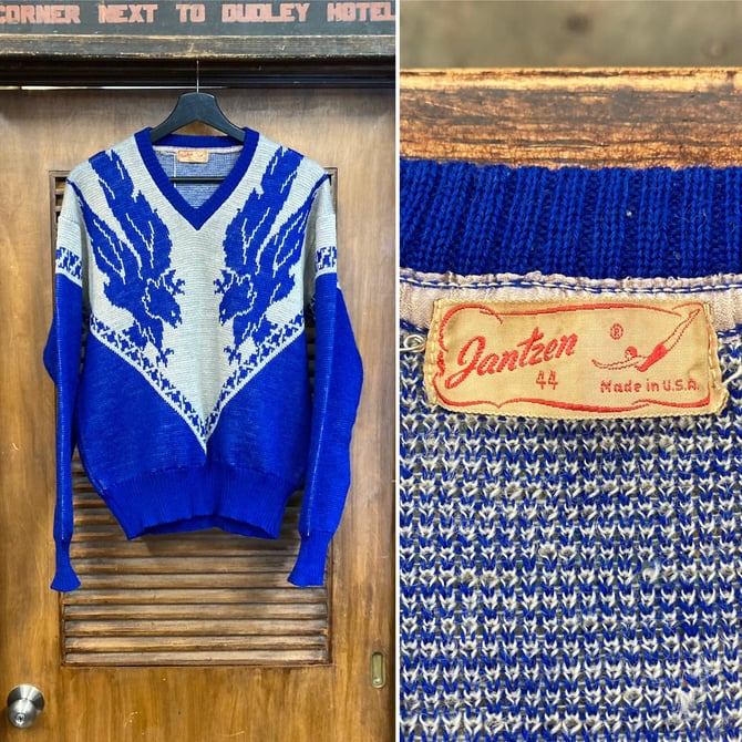 トップス 40s 50s Vintage Indian Brand Sweater lg