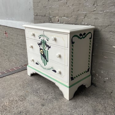 Vintage Decorated Chest of Drawers