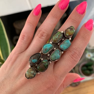 Turquoise Nugget Ring B from Nepal