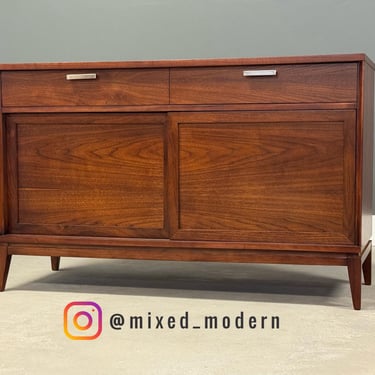Refinished Walnut 48” Sideboard Credenza 
