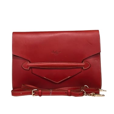 Boldrini - Red Leather Envelope Clutch