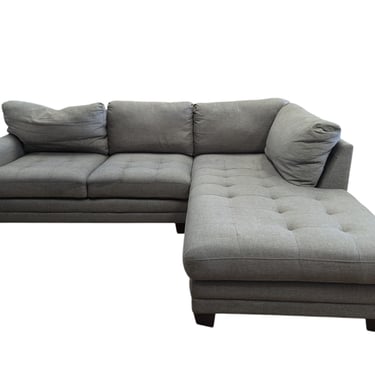 Gray Sectional Couch with Chaise