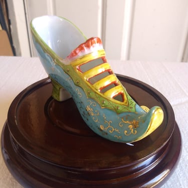 VINTAGE Victorian Collectible Shoe, Home Decor 