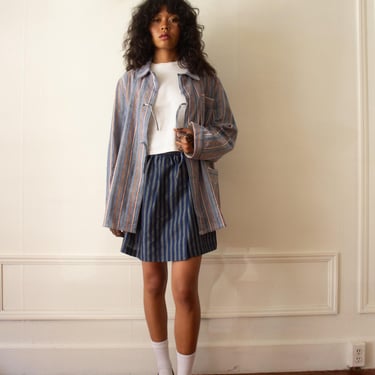 1980s "Fritzi" Striped Mini Skirt 