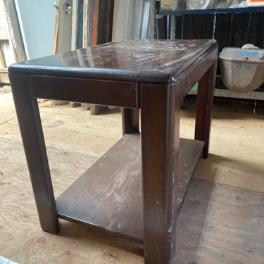 Small Wood Table 29.25 x 18 x 21.75