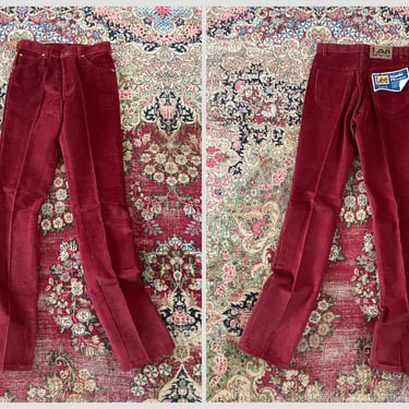 Vintage ‘70s LEE Riders corduroy jeans , vintage cord pants |  burgundy corduroy pants, 28 x 34 fits S tall 