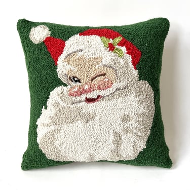 Vintage Santa Toss Pillow 