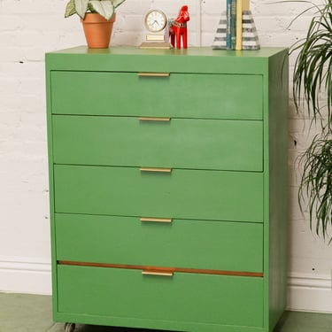 Kelly Green Vintage Highboy