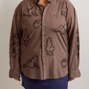 Femlord x BRZ - Brown Leading Lady Shirt (XL/1X)