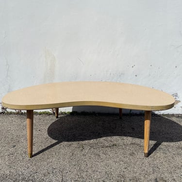 Mid Century Modern Kidney Shaped Coffee Table Retro Traditional Vintage Accent Cocktail Hollywood Regency Minimalist CUSTOM PAINT AVAIL 