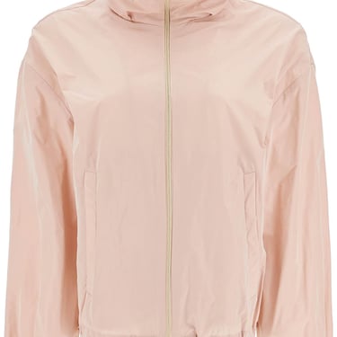 Herno Short Pink Techno Taffeta Jacket Made In Italy Women