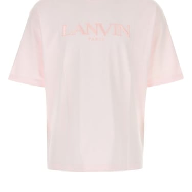 Lanvin Man Pastel Pink Cotton T-Shirt