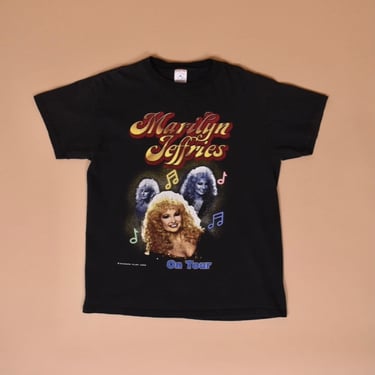 Black Marilyn Jeffries Tour Tee By Delta, M