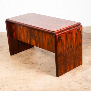 Mid Century Danish Modern Desk Brazilian Rosewood Office Wood Kai Kristiansen
