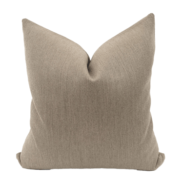 Taupe Outdoor Pillow Cover