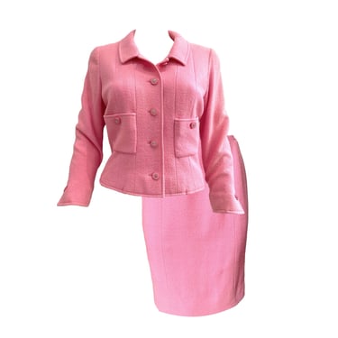 Chanel Baby Pink Skirt Set