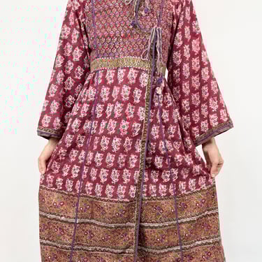 Berry Cool Anokhi Indian Cotton Dress