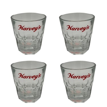 Harveys Casino Lake Taho Whickey Barware Set of 6 