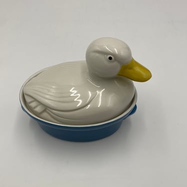 Vintage Hall Carbone Duck Covered Casserole (Small 1.5 Cups)