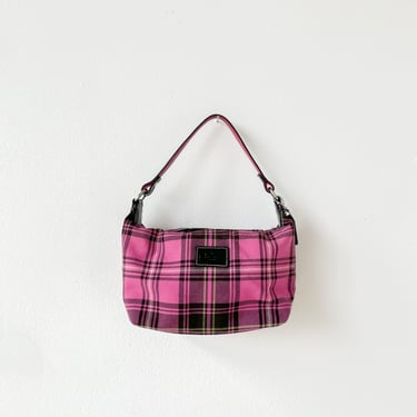 Plaid hot sale coach bag