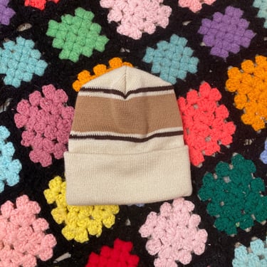 Vintage Toddler Knit Beanie Hat 