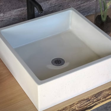 Concrete Sink - Square Vessel, Square 