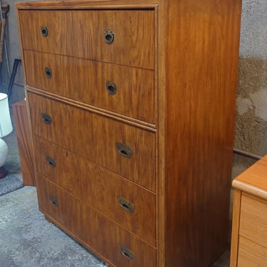 Mid-Century Modern Tall Dresser by Drexel 