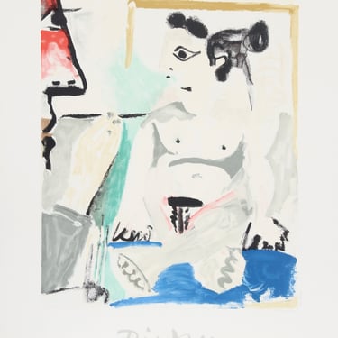 Le Peintre et son Modele by Pablo Picasso, Marina Picasso Estate Lithograph Poster 