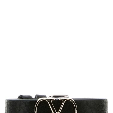 Valentino Garavani Men Leather Bracelet | Vlogo