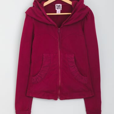 Cloak Hoodie in Pomegranate