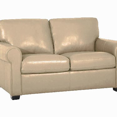 Italian Leather Loveseat