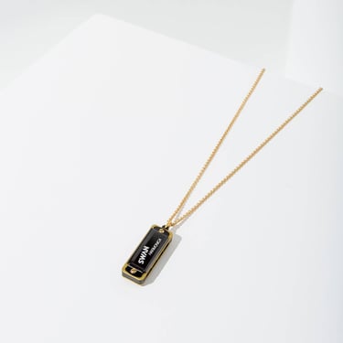 Real Harmonica Pendant Necklace